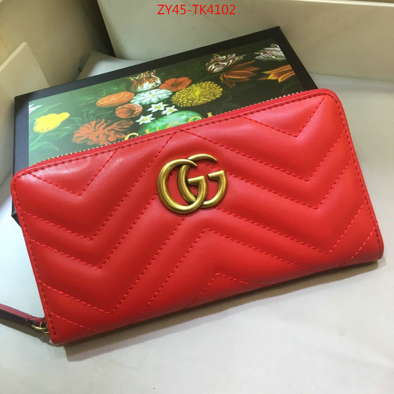 Gucci Bags(4A)-Wallet-,ID: TK4102,$:45USD