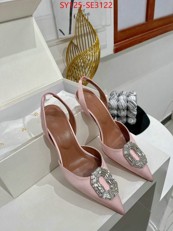 Women Shoes-Amina Muaddi,high quality designer , ID: SE3122,$: 125USD