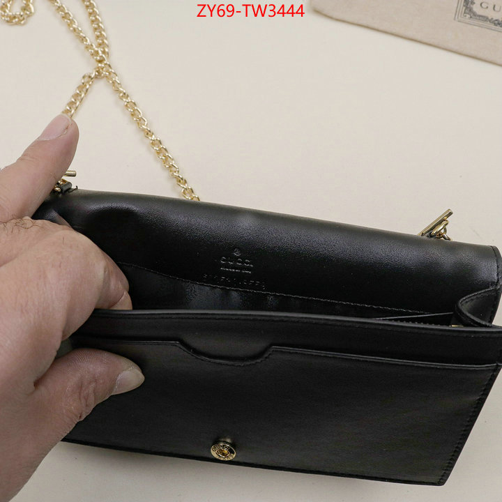 Gucci Bags(4A)-Wallet-,the best ,ID: TW3444,$: 69USD