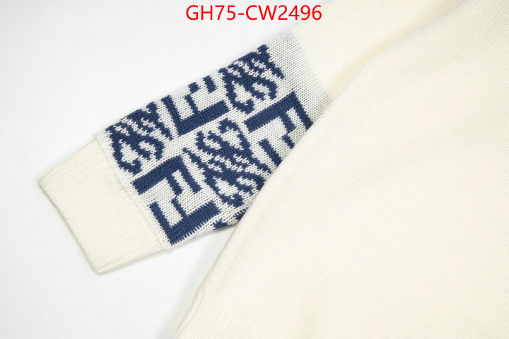 Clothing-Fendi,top designer replica , ID: CW2496,$: 75USD