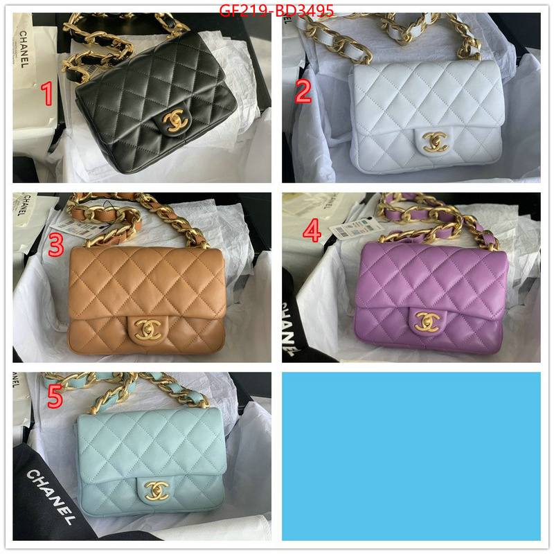 Chanel Bags(TOP)-Diagonal-,ID: BD3495,$: 219USD