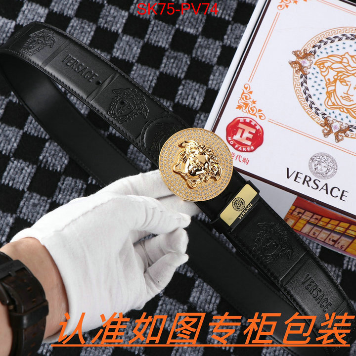 Belts-Versace,can you buy knockoff , ID: PV74,$: 75USD