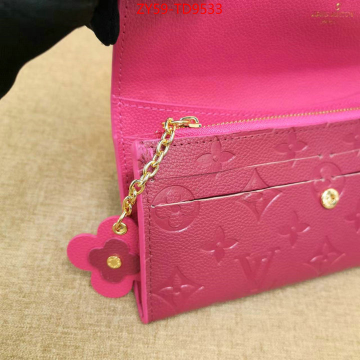 LV Bags(4A)-Wallet,online ,ID: TD9533,$: 59USD