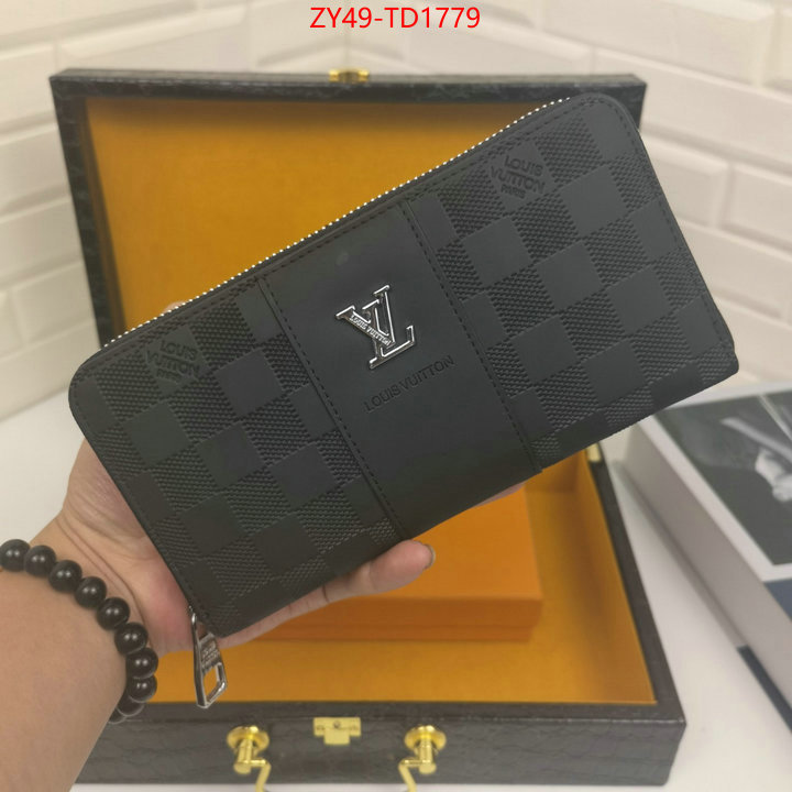 LV Bags(4A)-Wallet,ID: TD1779,$: 49USD