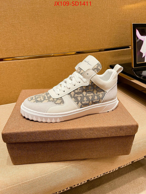 Men shoes-Ferragamo,2023 luxury replicas , ID: SD1411,$: 109USD