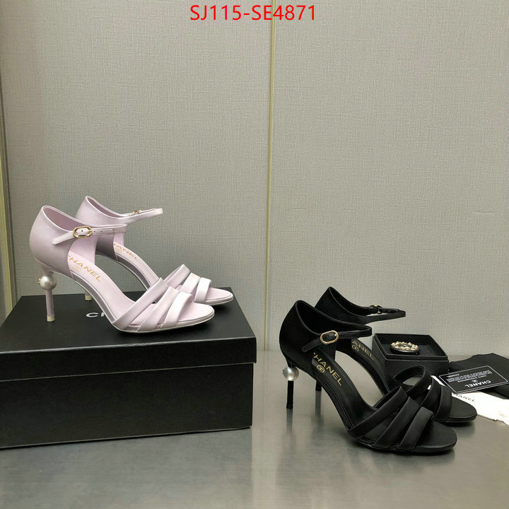 Women Shoes-Chanel,mirror copy luxury , ID: SE4871,$: 115USD