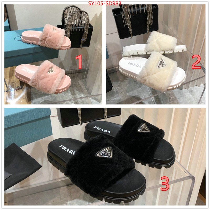 Women Shoes-Prada,replcia cheap from china , ID: SD983,$: 105USD