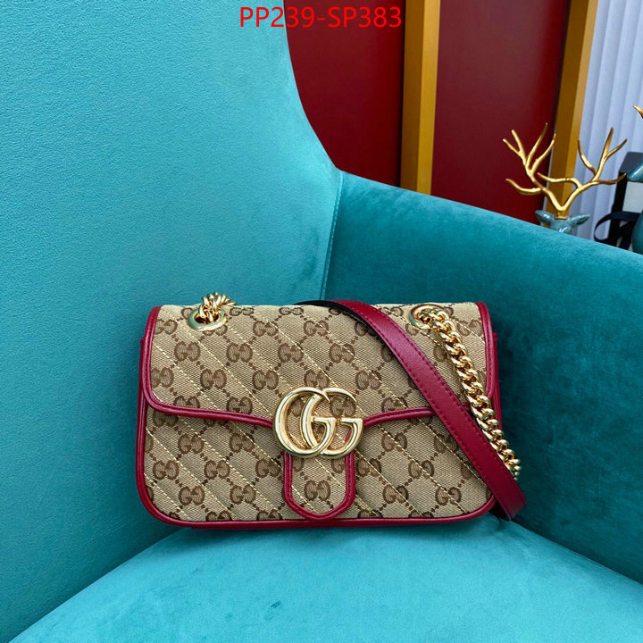 Gucci Bags(TOP)-Marmont,ID: BP383,$: 239USD