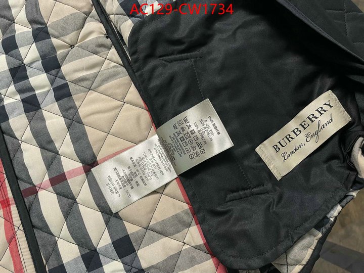 Down jacket Women-Burberry,quality aaaaa replica , ID: CW1734,$: 129USD