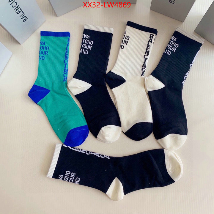 Sock-Balenciaga,cheap wholesale , ID: LW4869,$: 32USD
