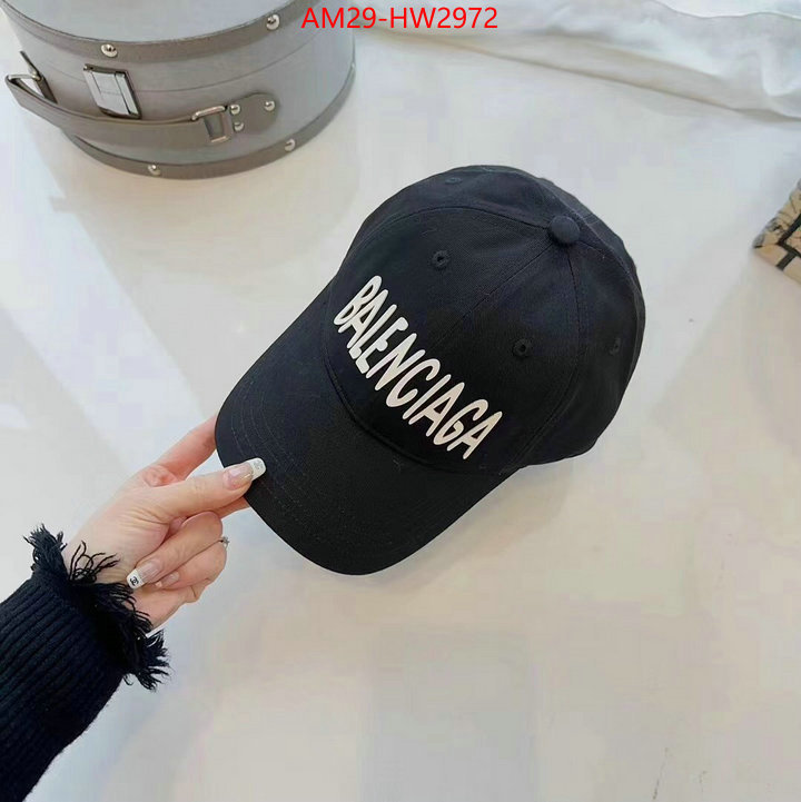 Cap (Hat)-Balenciaga,sale outlet online , ID: HW2972,$: 29USD