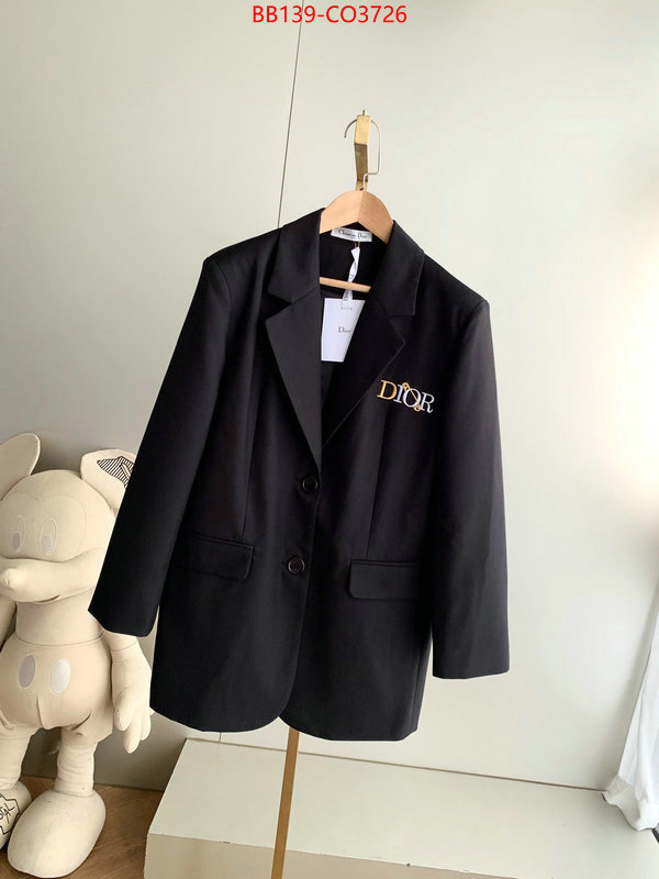 Clothing-Dior,1:01 , ID: CO3726,$: 139USD