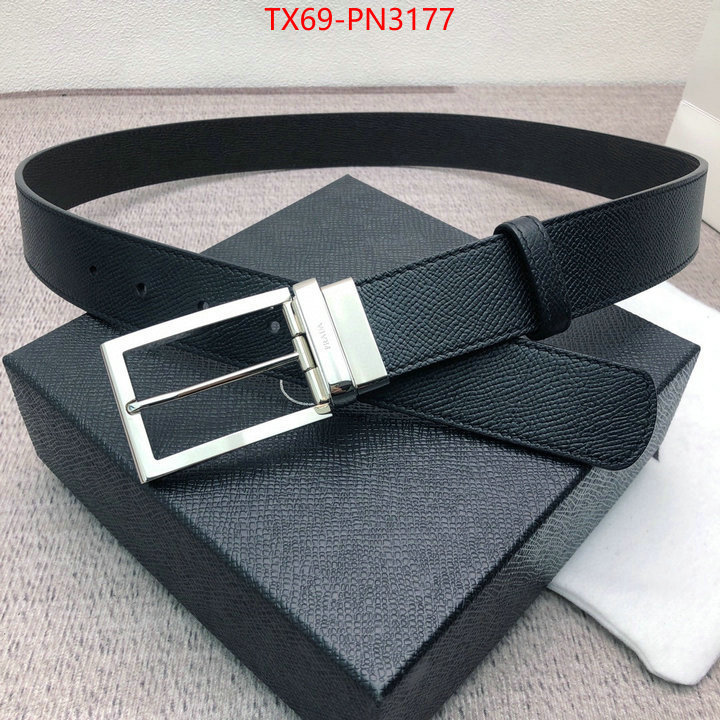 Belts-Prada,wholesale imitation designer replicas , ID: PN3177,$: 69USD