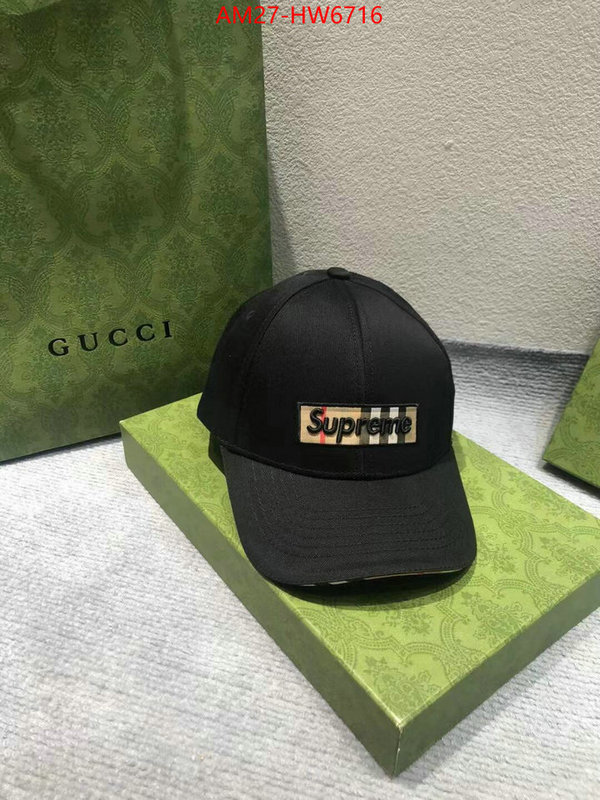 Cap (Hat)-Supreme,buy , ID: HW6716,$: 27USD