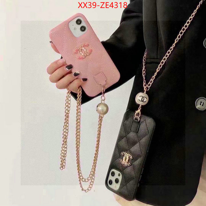 Phone case-Chanel,mirror copy luxury , ID: ZE4318,$: 39USD