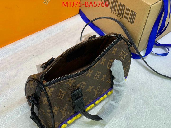 LV Bags(4A)-Speedy-,top 1:1 replica ,ID: BA5766,$: 75USD