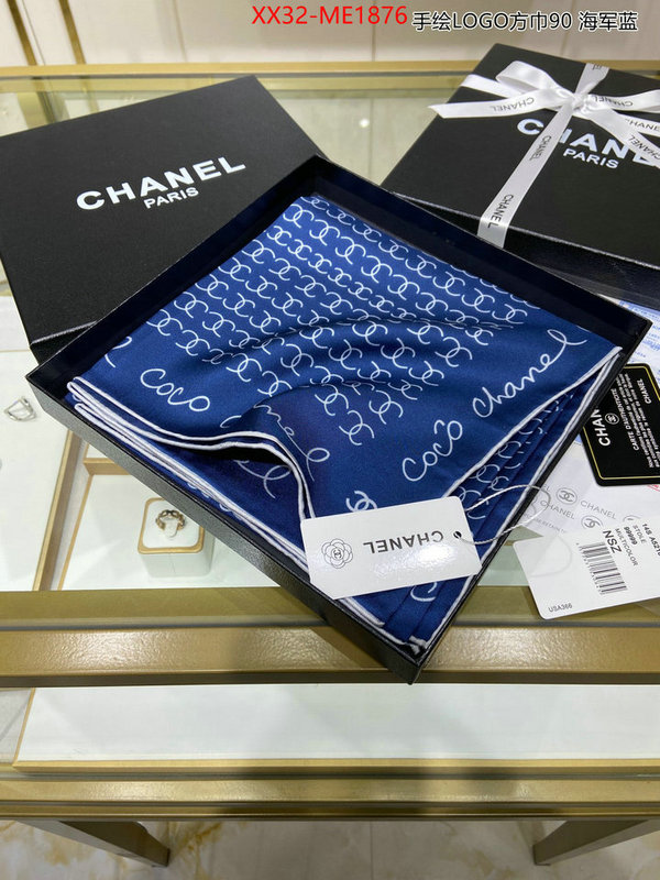 Scarf-Chanel,high quality 1:1 replica , ID: ME1876,$: 32USD