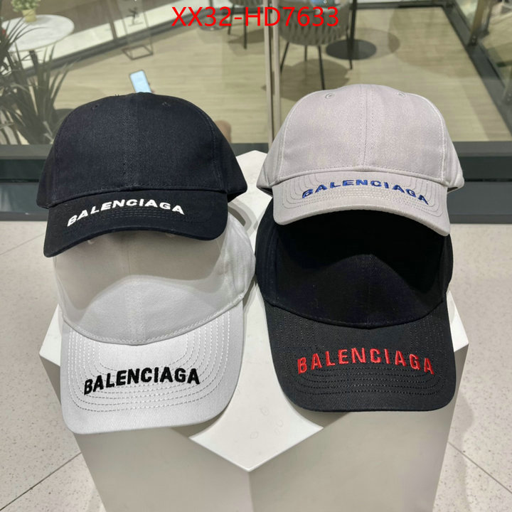 Cap (Hat)-Balenciaga,high quality 1:1 replica , ID: HD7633,$: 32USD