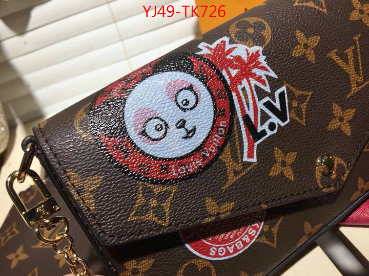 LV Bags(4A)-Wallet,ID: TK726,$:49USD