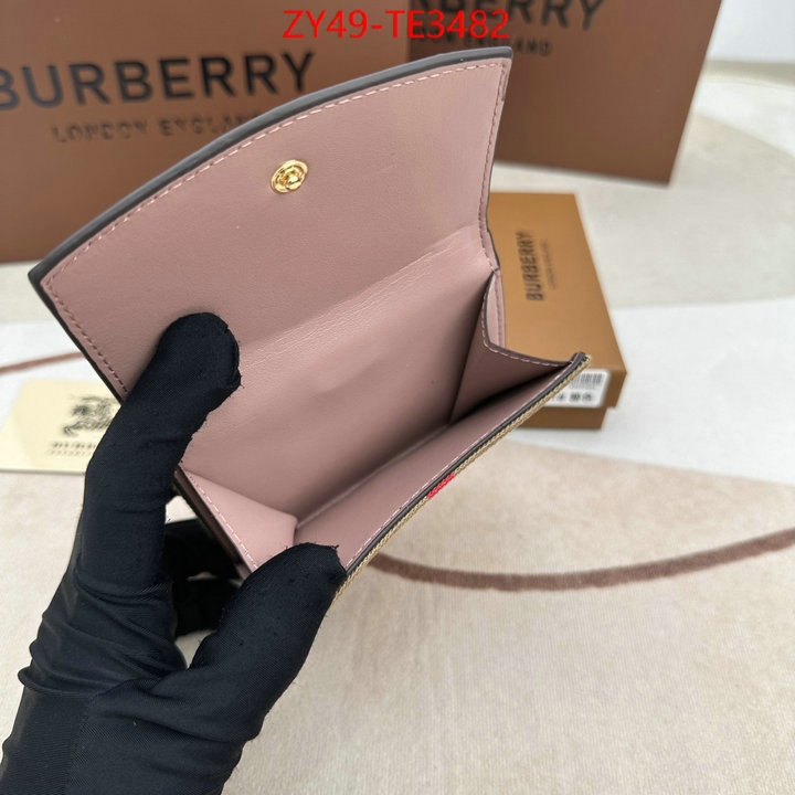 Burberry Bags(4A)-Wallet,high quality designer ,ID: TE3482,$: 49USD