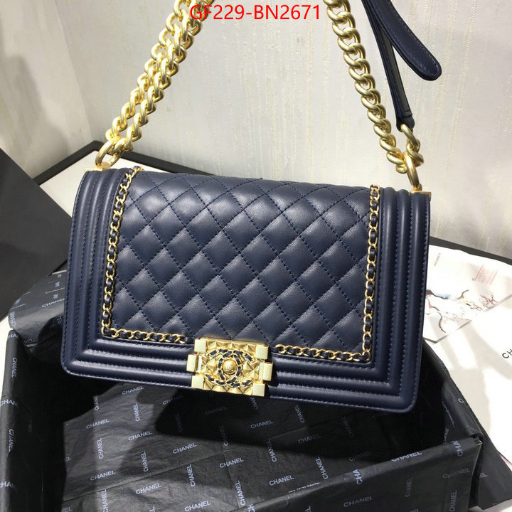 Chanel Bags(TOP)-Diagonal-,ID: BN2671,$: 229USD