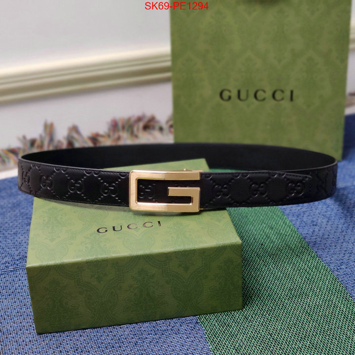 Belts-Gucci,high quality designer , ID: PE1294,$: 69USD