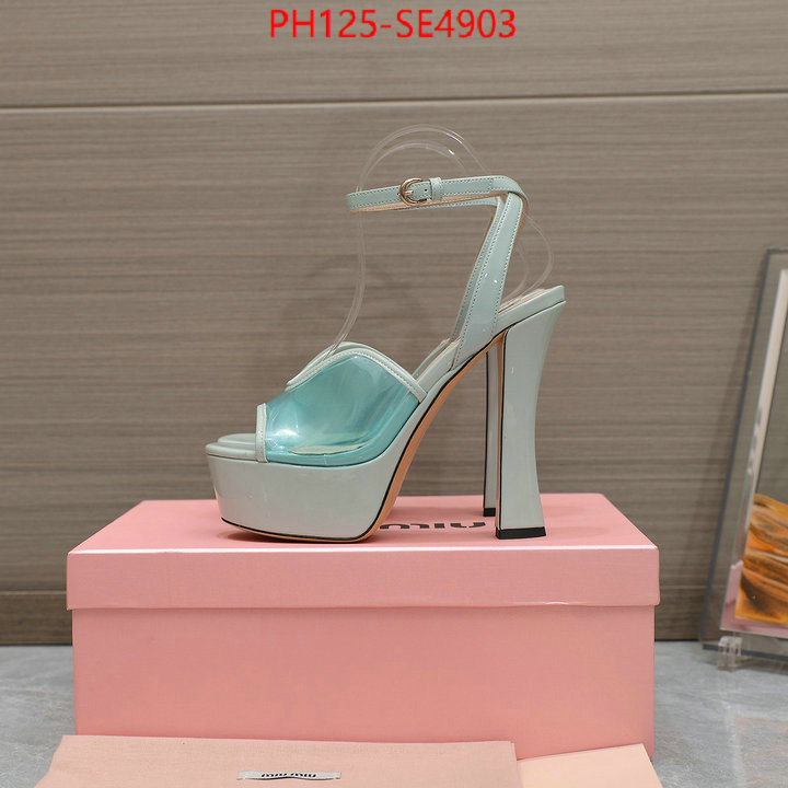 Women Shoes-Miu Miu,high quality designer replica , ID: SE4903,$: 125USD