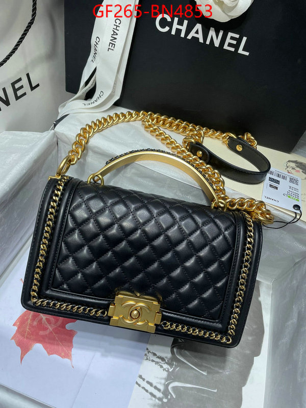 Chanel Bags(TOP)-Le Boy,ID: BN4853,$: 265USD