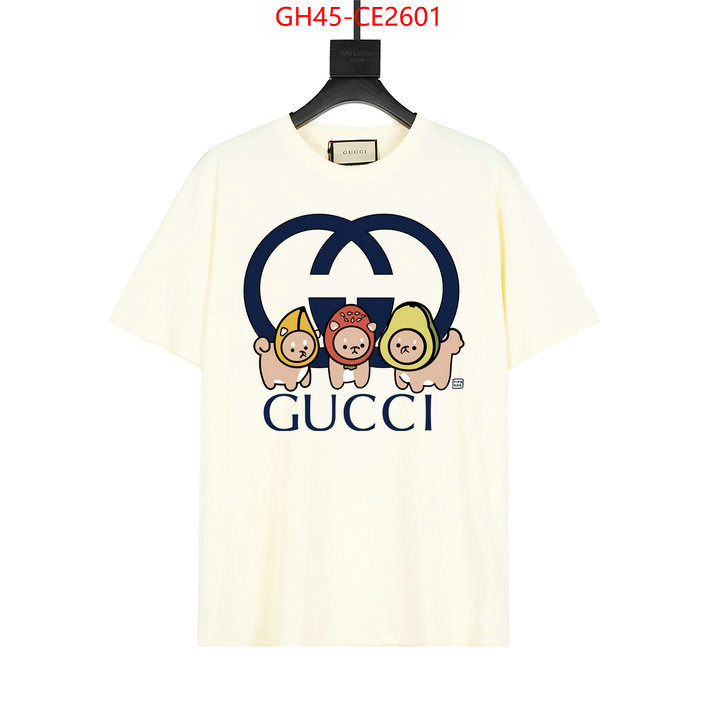 Clothing-Gucci,where to buy fakes , ID: CE2601,$: 45USD