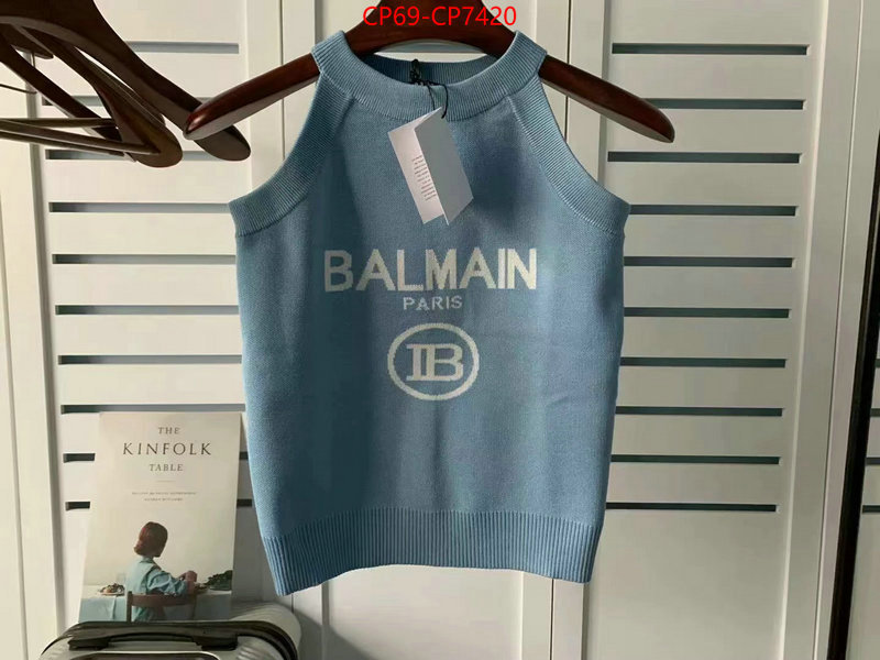 Clothing-Balmain,replica aaaaa+ designer , ID: CP7420,$: 69USD