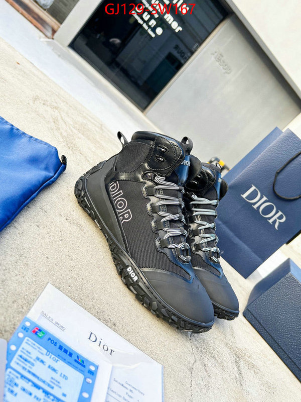 Men shoes-Dior,wholesale designer shop , ID: SW167,$: 129USD