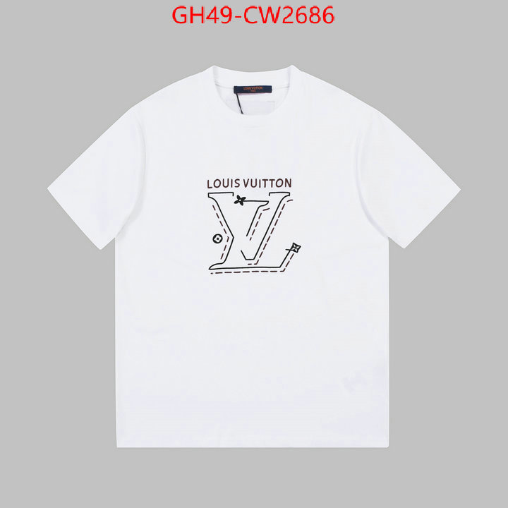 Clothing-LV,where to buy replicas , ID: CW2686,$: 49USD