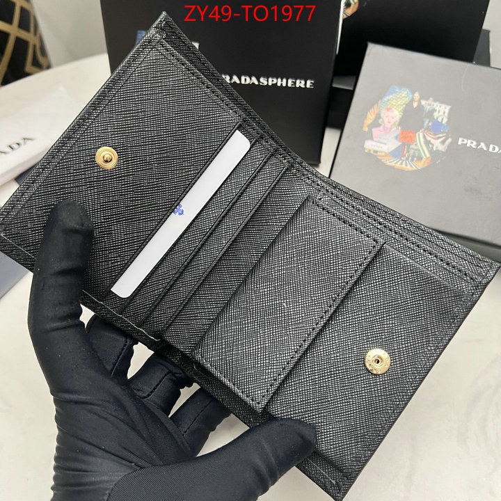 Prada Bags(4A)-Wallet,where quality designer replica ,ID: TO1977,$: 49USD