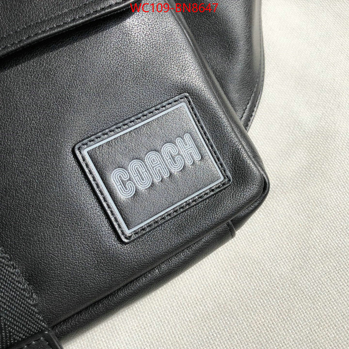 Coach Bags(4A)-Belt Bag-Chest Bag--,best like ,ID: BN8647,$: 109USD