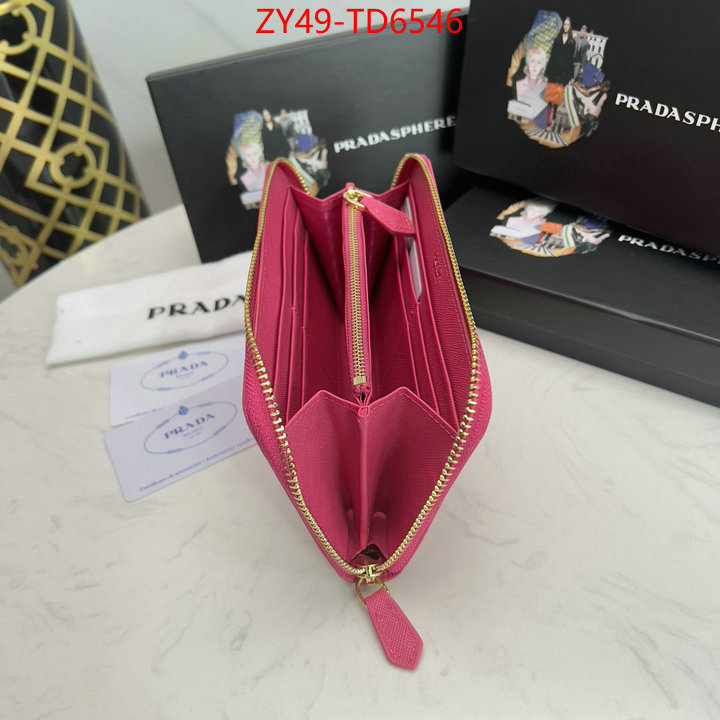 Prada Bags(4A)-Wallet,shop designer ,ID: TD6546,$: 49USD