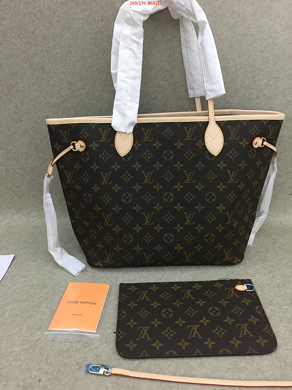 LV Bags(TOP)-Neverfull-,ID: BK4212,