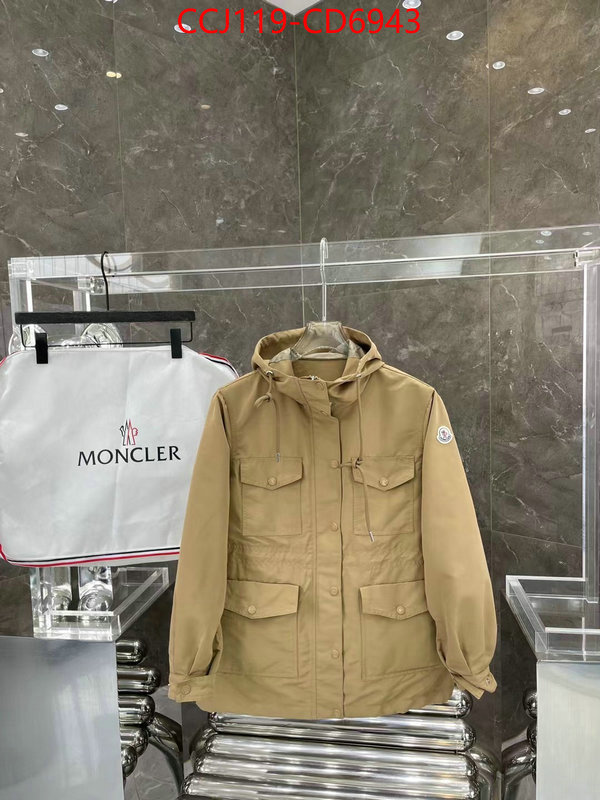Clothing-Moncler,designer fashion replica , ID: CD6943,$: 119USD