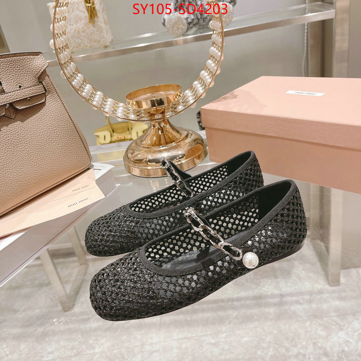 Women Shoes-Miu Miu,replica aaaaa designer , ID: SD4203,$: 105USD