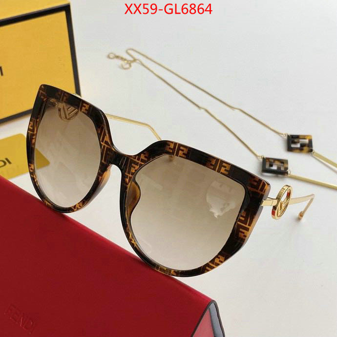 Glasses-Fendi,2023 perfect replica designer , ID: GL6864,$: 59USD