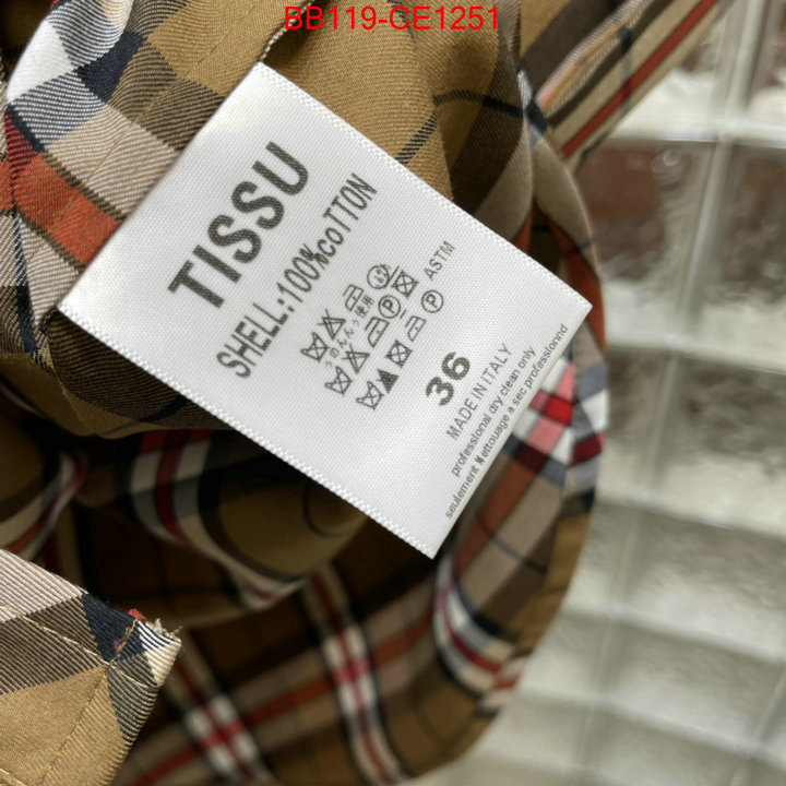 Clothing-Burberry,customize best quality replica , ID: CE1251,$: 119USD