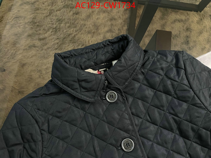 Down jacket Women-Burberry,quality aaaaa replica , ID: CW1734,$: 129USD