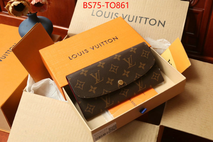 LV Bags(TOP)-Wallet,ID: TO861,$: 75USD