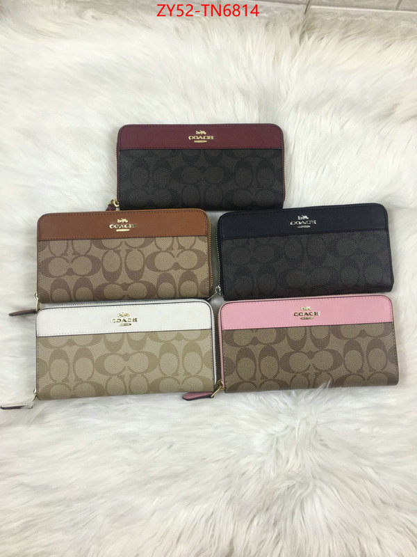 Coach Bags(4A)-Wallet,new 2023 ,ID: TN6814,$: 52USD