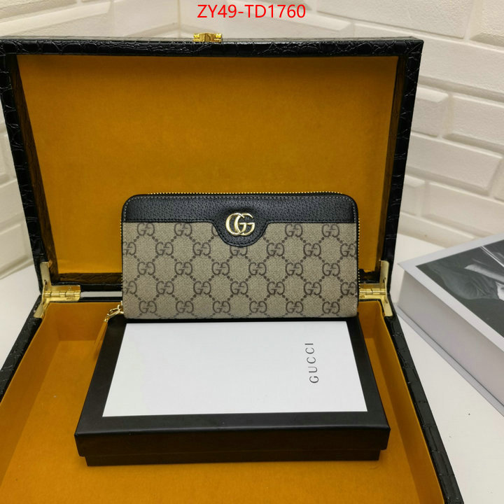 Gucci Bags(4A)-Wallet-,best fake ,ID: TD1760,$: 49USD