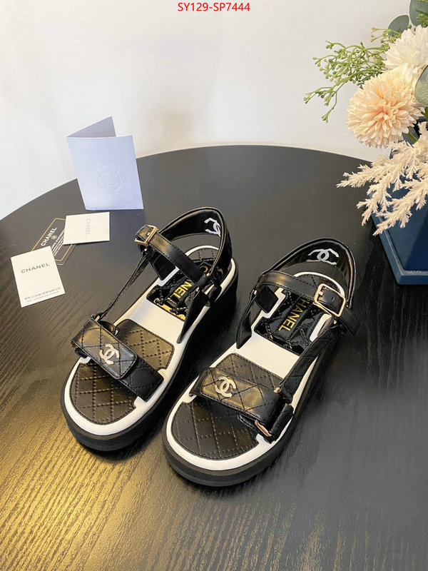 Women Shoes-Chanel,find replica , ID: SP7444,$: 129USD