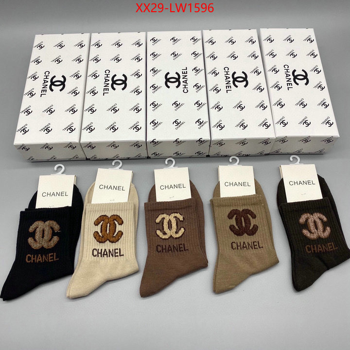 Sock-Chanel,where can i buy the best 1:1 original , ID: LW1596,$: 29USD