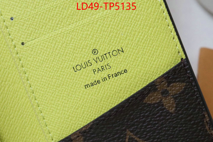 LV Bags(TOP)-Wallet,ID: TP5135,$: 49USD