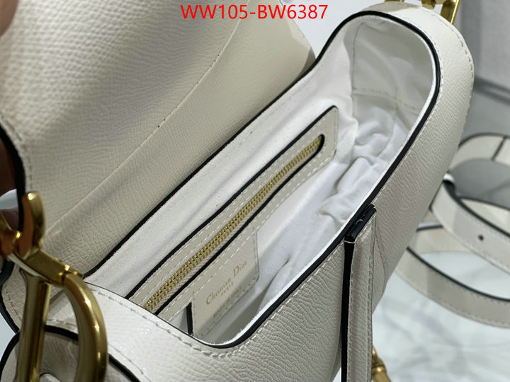 Dior Bags(4A)-Saddle-,ID: BW6387,$: 105USD