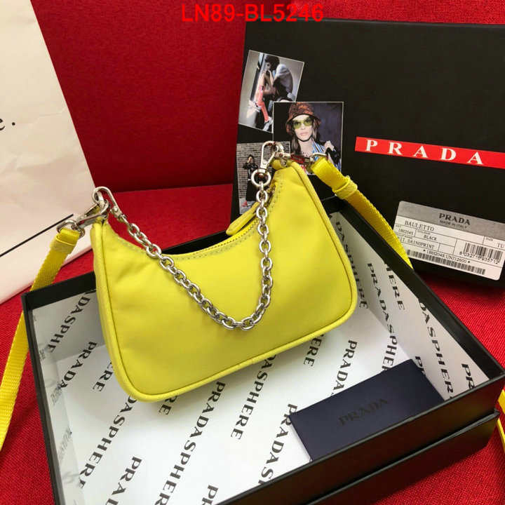 Prada Bags(4A)-Re-Edition 2000,buy first copy replica ,ID: BL5246,$: 89USD