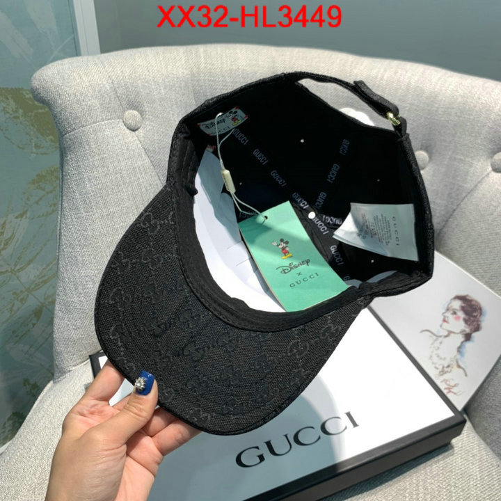 Cap (Hat)-Gucci,where to buy fakes , ID: HL3449,$: 32USD